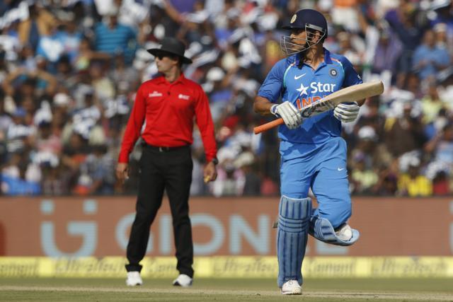 MS Dhoni gave Yuvraj Singh great company as India staged a revival after losing three quick wickets. (BCCI) MS Dhoni gave Yuvraj Singh great company as India staged a revival after losing three quick wickets. (BCCI)