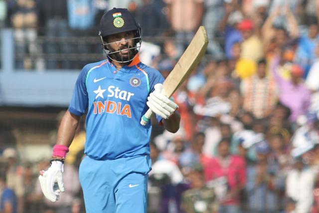 Yuvraj Singh notched up his 52nd fifty and eighth against England as India made good progress. (BCCI) Yuvraj Singh notched up his 52nd fifty and eighth against England as India made good progress. (BCCI)
