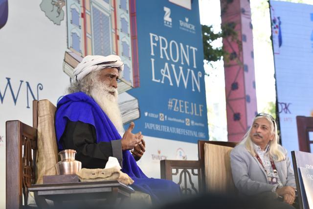 Sadhguru said that the time has come “when every person has started to think for themselves”. (Saumya Khandelwal/HT Photo ) Sadhguru said that the time has come “when every person has started to think for themselves”. (Saumya Khandelwal/HT Photo )