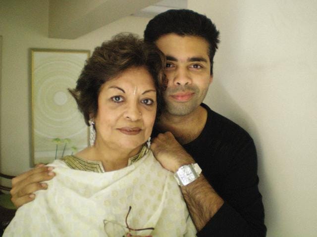 Karan Johar with mother Hiroo Johar (Penguin) Karan Johar with mother Hiroo Johar (Penguin)