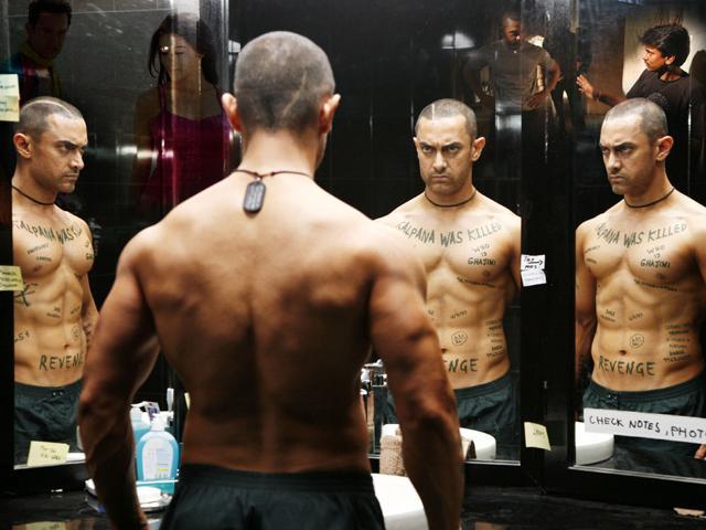 Aamir Khan’s Ghajini started the Rs 100 crore club. (HT Photo) Aamir Khan’s Ghajini started the Rs 100 crore club. (HT Photo)