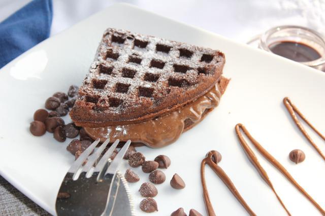 The eatery known for its decedent waffles. The eatery known for its decedent waffles.