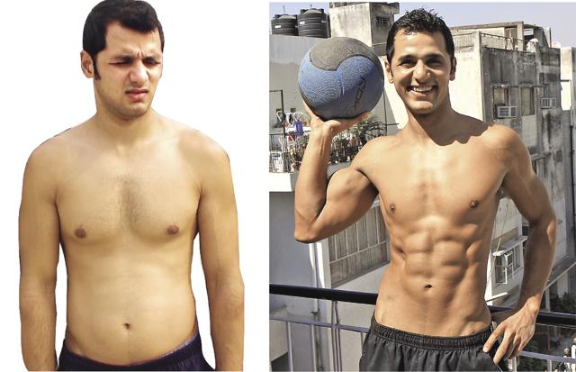After piling on the pounds while working at a call centre, Raghav Pande began vlogging his diet and transformation After piling on the pounds while working at a call centre, Raghav Pande began vlogging his diet and transformation