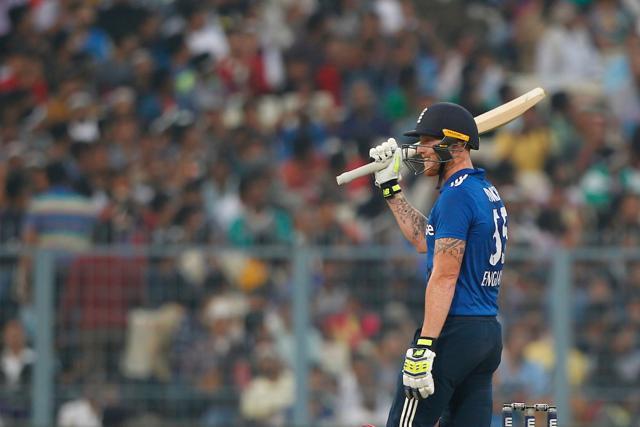 Ben Stokes smashed a fifty off 34 balls as England notched up 321/8 in the Kolkata ODI against India. (BCCI)