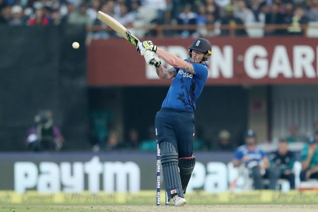 Ben Stokes notched up his 8th fifty as England neared 300. (BCCI)