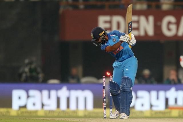 Ajinkya Rahane failed on comeback as he was bowled for 1 by David Willey in pursuit of 322. (BCCI)