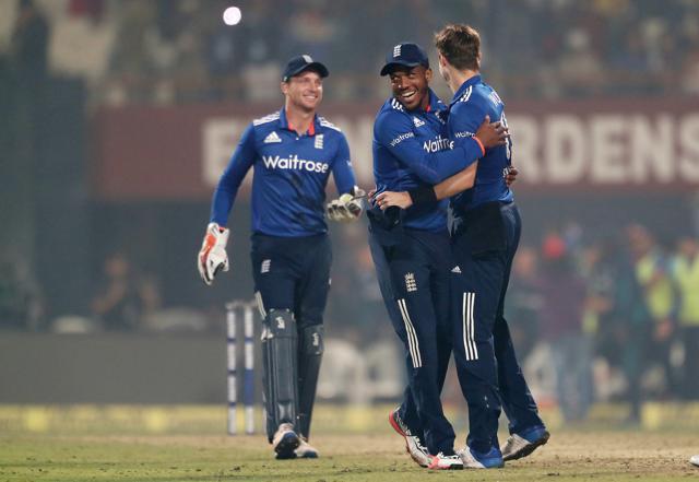 England finally won their first match in Eden Gardens as they won the match by five runs to seal a consolation win. (BCCI)