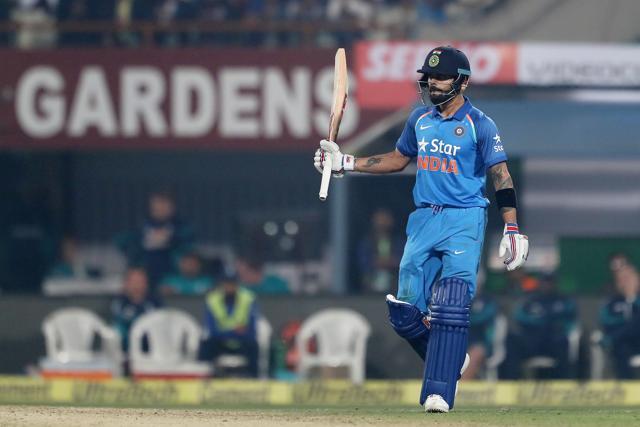 Virat Kohli notched up his 39th ODI fifty as India stayed on track against England. (BCCI)