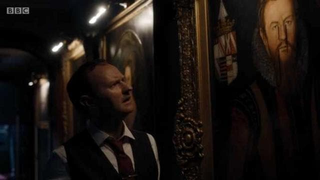 Mark Gatiss in a still from Sherlock. (BBC)