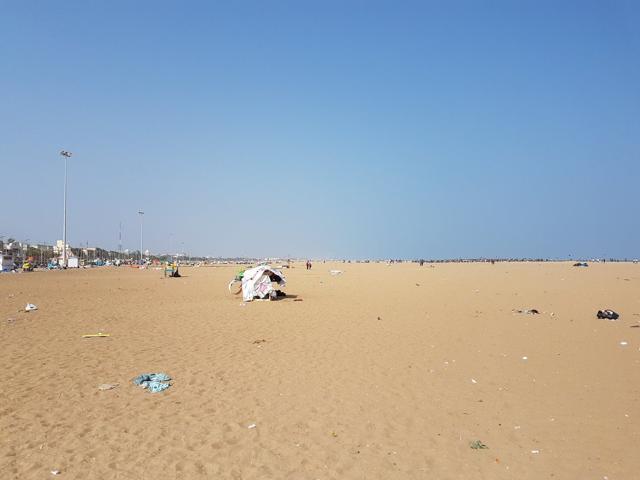 A view of the Marina Beach in Chennai. (Aditya Iyer/HT Photo) A view of the Marina Beach in Chennai. (Aditya Iyer/HT Photo)