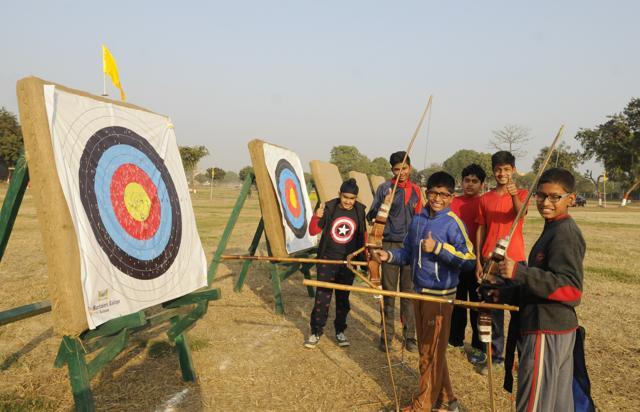 The new archery range to be inaugurated on Republic Day. (Deepak Gupta/ HT photo)
