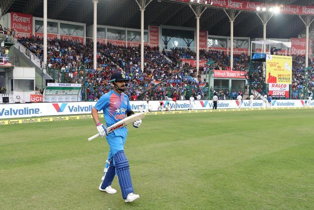 Virat Kohli came out to open for the first time in Twenty20 Internationals. (BCCI)