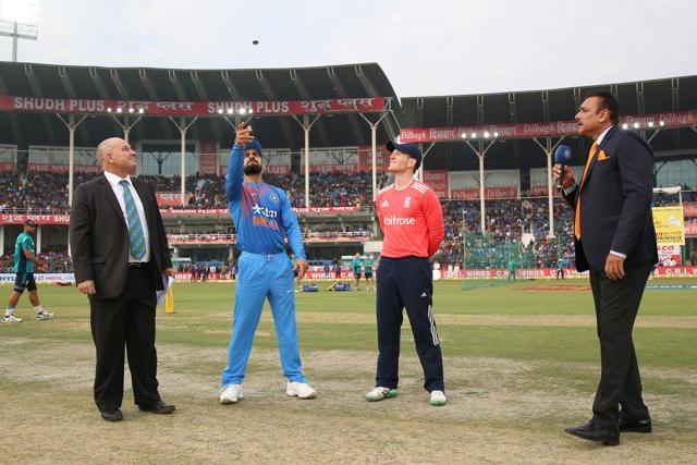 Virat Kohli lost the toss in his first assignment as T20I captain against England in Green Park, Kanpur. (BCCI)