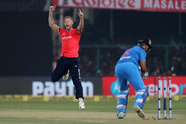 Ben Stokes dismissed Suresh Raina for 34. (BCCI)