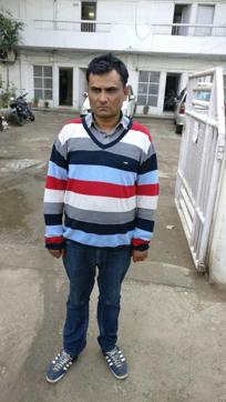 Sanjay Tiwari, who says he is a journalist. Sanjay Tiwari, who says he is a journalist.