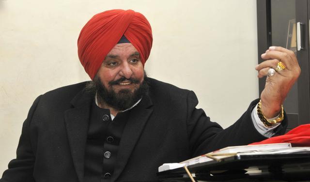 Shiromani Akali Dal candidate Lakhbir Singh Lodhinangal (Keshav Singh/HT Photo) Shiromani Akali Dal candidate Lakhbir Singh Lodhinangal (Keshav Singh/HT Photo)