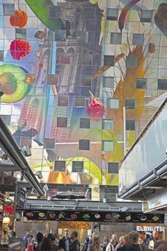 The Markthal in Rotterdam has sumptuous food and awesome graffiti (Saubhadra Chatterji)