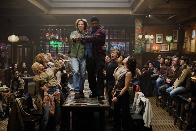 The 2005 film based on the Broadway hit Rent is a modern retelling of La Boheme and is set in New York. The 2005 film based on the Broadway hit Rent is a modern retelling of La Boheme and is set in New York.