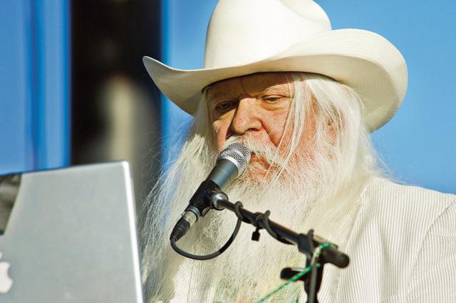 Leon Russell’s long hair and striking talent on the piano made sure he was taken note of. (Shutterstock) Leon Russell’s long hair and striking talent on the piano made sure he was taken note of. (Shutterstock)