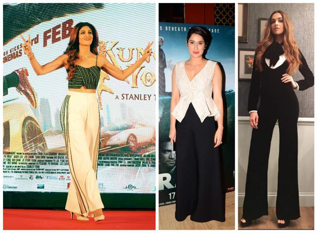 Actor Shilpa Shetty Kundra, Sagarika Ghatke and Deepika Padukone in black and white. (Yogen Shah and Instagram) Actor Shilpa Shetty Kundra, Sagarika Ghatke and Deepika Padukone in black and white. (Yogen Shah and Instagram)