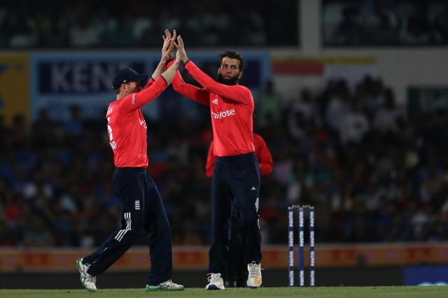 Moeen Ali got the wicket of Yuvraj Singh cheaply as England stifled India. (BCCI)