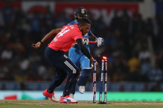 Chris Jordan finished with 3/22 as India ended up on 144/8 after 20 overs. (BCCI)