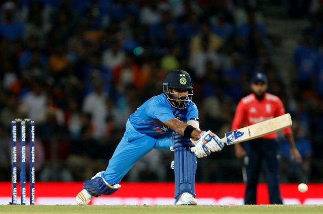 KL Rahul scored 71 off 47 balls during India’s innings in the second T20I in Nagpur. (REUTERS) KL Rahul scored 71 off 47 balls during India’s innings in the second T20I in Nagpur. (REUTERS)