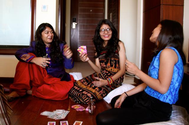 Through the photo series, the girls try to show how people would behave if there were no gender identities.