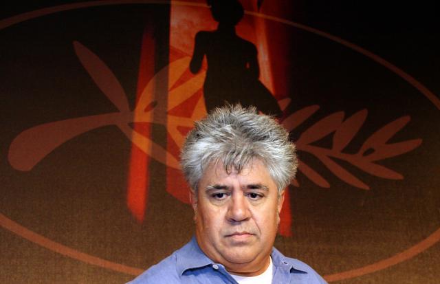 This file photo taken on May 19, 2006 shows Spanish director Pedro Almodovar during a press conference for his film Volver at the 59th edition of the International Cannes Film Festival in Cannes. (AFP)