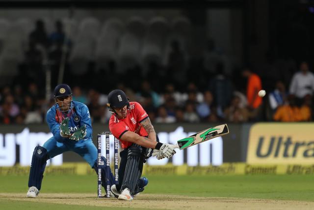 Jason Roy was in aggressive touch as England started off well in pursuit of 203. (BCCI)