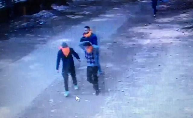 CCTV grab from the incident. (Jagtinder Singh Grewal / HT Photo) CCTV grab from the incident. (Jagtinder Singh Grewal / HT Photo)