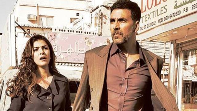 Actors Nimrat Kaur and Akshay Kumar in a still from Airlift (2016). Actors Nimrat Kaur and Akshay Kumar in a still from Airlift (2016).