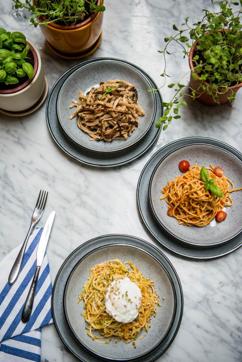 Gluten free pastas made from zucchini, jowar and buckwheat at 212 All Good (Photo courtesy: 212 All Good) Gluten free pastas made from zucchini, jowar and buckwheat at 212 All Good (Photo courtesy: 212 All Good)