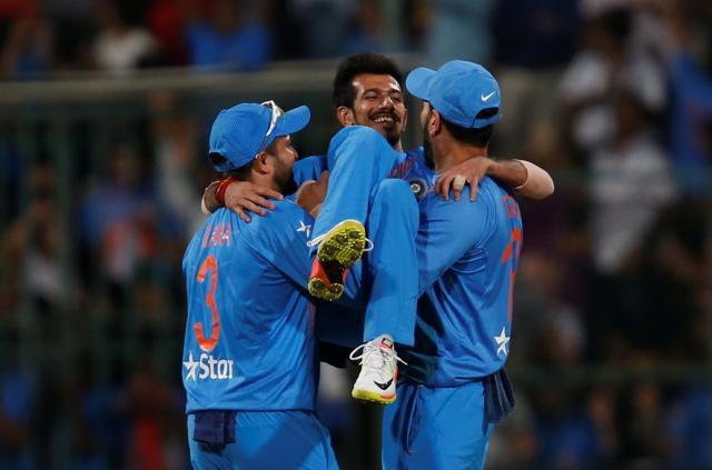 Yuzvendra Chahal won the Man of the Match as well as the Man of the Series for his haul of 6/25 in Bengaluru. (REUTERS) Yuzvendra Chahal won the Man of the Match as well as the Man of the Series for his haul of 6/25 in Bengaluru. (REUTERS)