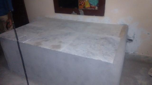 The platform built by the accused to hide Akanksha Sharma’s body. (HT Photo) The platform built by the accused to hide Akanksha Sharma’s body. (HT Photo)
