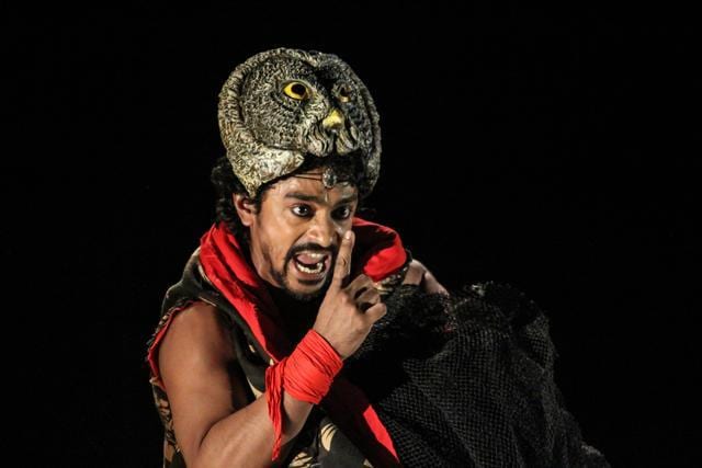 A still from Bengal Repertory’s anti-war play, Ashwatthama: The War Machine (Photo courtesy: Bengal Reportory ) A still from Bengal Repertory’s anti-war play, Ashwatthama: The War Machine (Photo courtesy: Bengal Reportory )