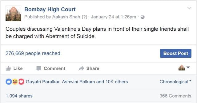 A post by BHC. (Photo courtesy: Bombay High Court ) A post by BHC. (Photo courtesy: Bombay High Court )