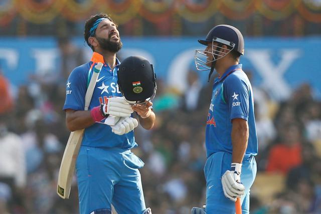 Yuvraj Singh smashed his highest individual score of 150 during the Cuttack ODI against England. (BCCI)
