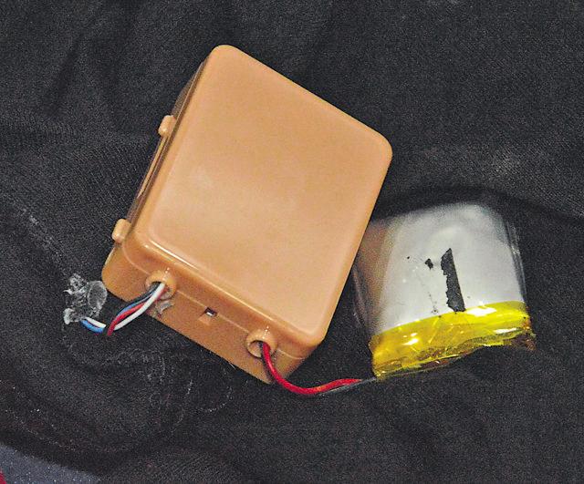An electronic device to facilitate cheating in exam (Santosh Kumar/HT photo)