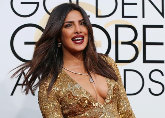 Priyanka Chopra arrives at the 74th Annual Golden Globe Awards in Beverly Hills, California. (REUTERS) Priyanka Chopra arrives at the 74th Annual Golden Globe Awards in Beverly Hills, California. (REUTERS)
