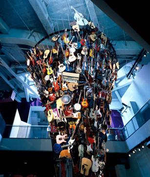 MoPOP Trimpin Sculpture. (Museum of Pop Culture) MoPOP Trimpin Sculpture. (Museum of Pop Culture)