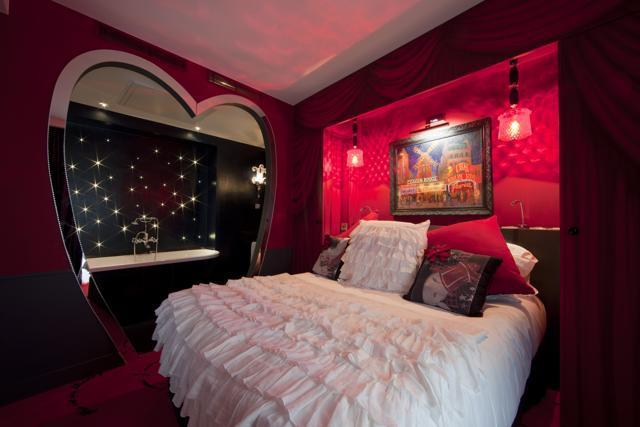 A room designed by Chantal Thomass at Le Pradey hotel, Paris. (AFP) A room designed by Chantal Thomass at Le Pradey hotel, Paris. (AFP)