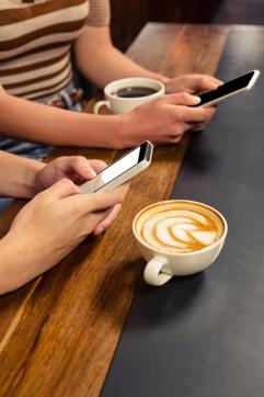 57% of the respondents said they had to compete with their partner’s smartphone for attention on a first date. (Shutterstock)