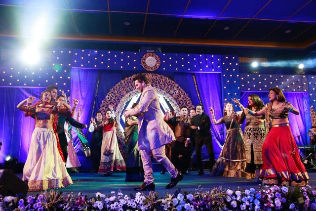Neil Nitin Mukesh dances on his own sangeet. (The Wedding Story) Neil Nitin Mukesh dances on his own sangeet. (The Wedding Story)