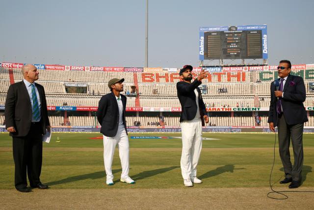 Virat Kohli won the toss and chose to bat as Bangladesh arrived in India for their first-ever Test. (BCCI)