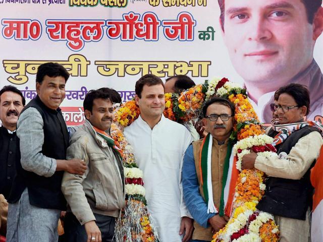 Congress vice-president Rahul Gandhi said at an election rally in Uttarakhand on Thursday that the Prime Minister had lowered the dignity of his office. (PTI) Congress vice-president Rahul Gandhi said at an election rally in Uttarakhand on Thursday that the Prime Minister had lowered the dignity of his office. (PTI)