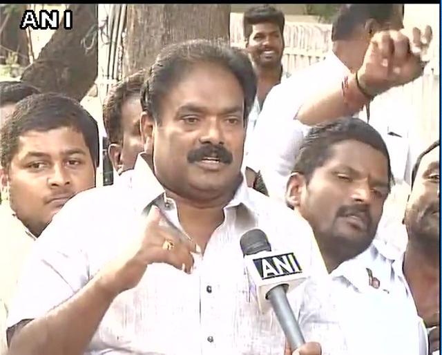 Kalairajan, an AIADMK MLA from Theagaraya Nagar constituency (ANI on Twitter) Kalairajan, an AIADMK MLA from Theagaraya Nagar constituency (ANI on Twitter)