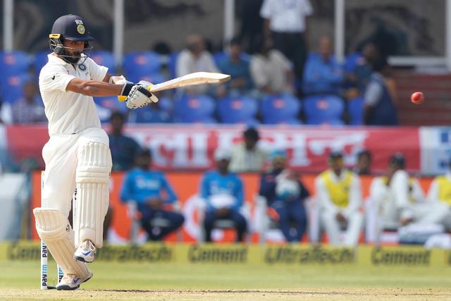 Ajinkya Rahane notched up his 10th fifty as India dominated against Bangladesh on day 2 of the one-off Test in Hyderabad, (BCCI)
