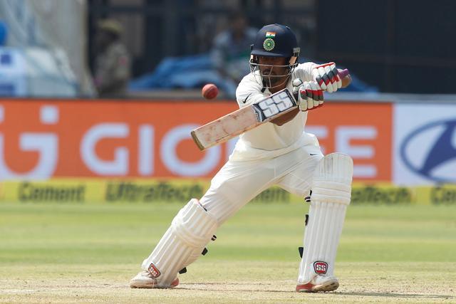 Wriddhiman Saha notched up his 5th fifty in the one-off Test against Bangladesh in Hyderabad. (BCCI)