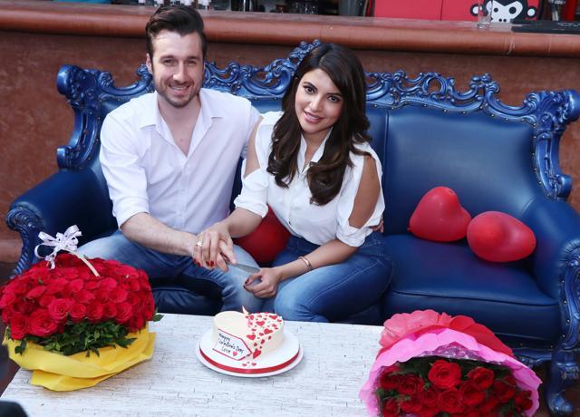 Shama Sikander with boyfriend James Milliron Shama Sikander with boyfriend James Milliron